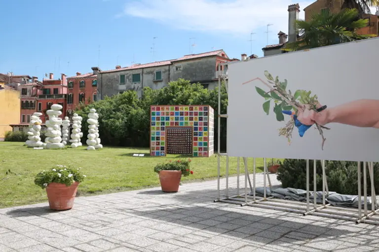 베니스 비엔날레 한국관 건립 30주년 특별전시, 《모든 섬은 산이다》, 2024 전시 전경