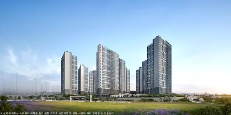 더샵 탕정인피니티시티 2차 투시도 (사진. 포스코이앤씨)