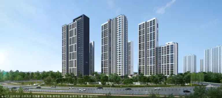 에코시티 더샵 4차 투시도 (사진. 포스코이앤씨)