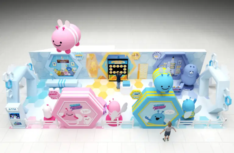 위비프렌즈 허니뱅크 조감도 [출처: 우리은행]