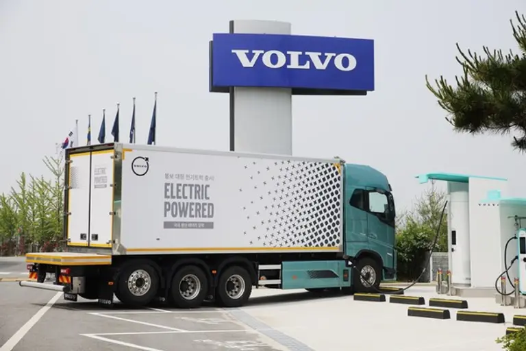볼보, 국내 최초 대형 전기트럭 전용 충전시설 구축