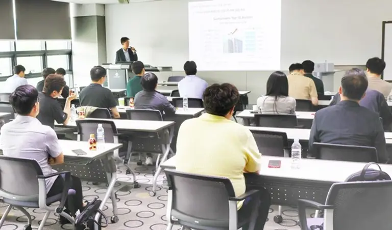 동부건설 경력사원들이 상반기 입문교육을 진행하고 있다. (사진. 동부건설)