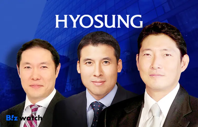 사진 오른쪽부터 조현준 효성 회장, 조현문 전 부사장, 조현상 부회장 (이미지 출처. 비즈워치)