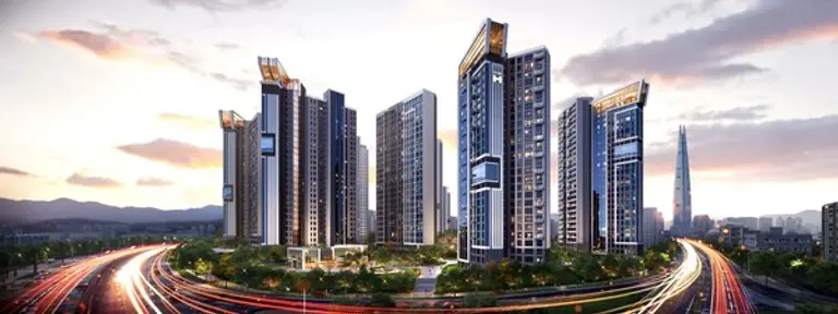 송파 가락삼익맨션 재건축 조감도 (사진. 현대건설)