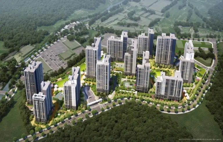 용인 둔전역 에피트 조감도(사진 제공: HL 디앤아이한라㈜)