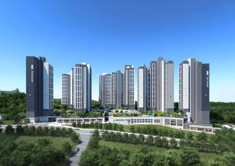 속초더샵프라임뷰 정면 투시도 (사진. 포스코이앤씨)