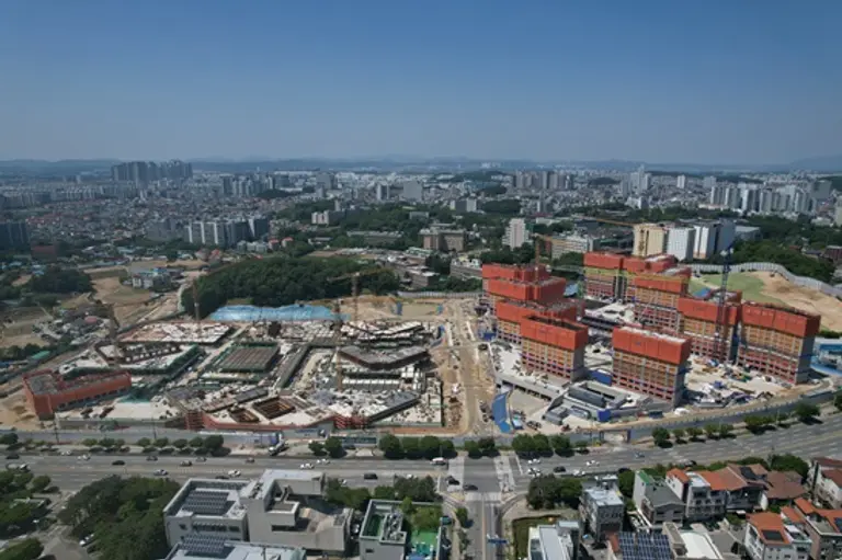 청주 동일하이빌 파크레인 항공 조감도