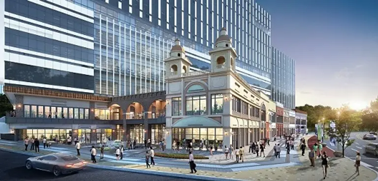 현대 테라타워 구리갈매 상업시설 롬스트리트 투시도