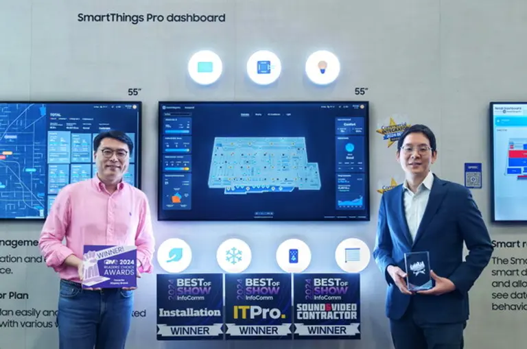 미국 라스베이거스에서 열린 북미 최대 디스플레이 전시회 