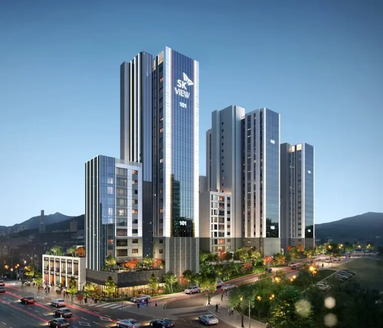 서울 중랑구 중화우성타운 재건축정비사업 투시도 (사진제공. SK에코플랜트)