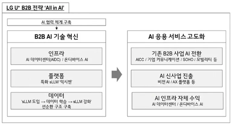 LGU+의 B2B전략 개요