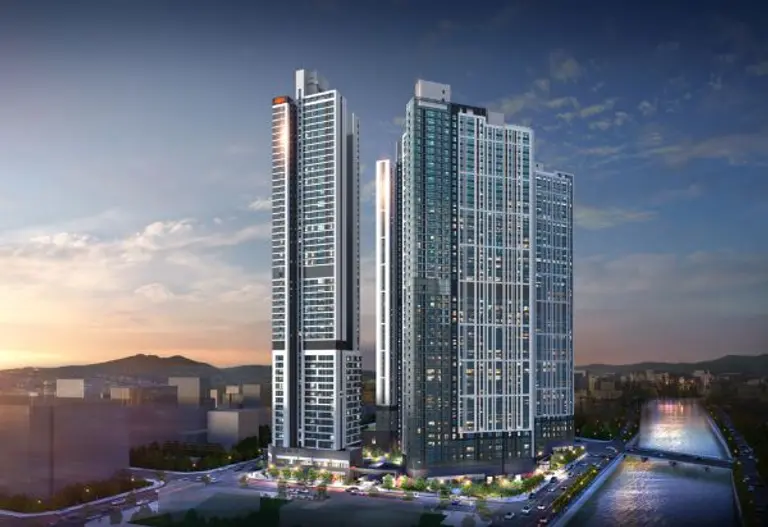 e편한세상 범일 국제금융시티 투시도