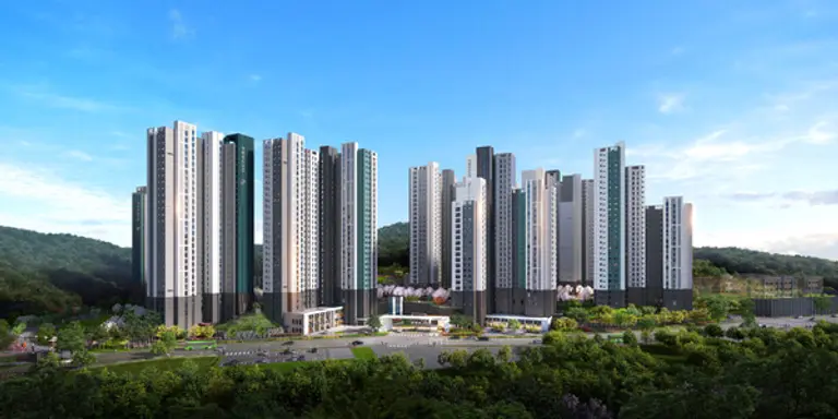 용인푸르지오 원클러스터 투시도 (사진제공. 대우건설)