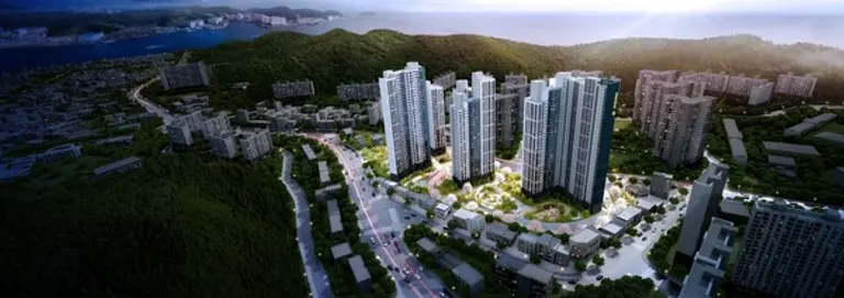 다대3구역 재건축 석경투시도 (사진제공. 대우건설)