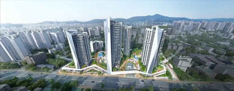 장안동 현대아파트 재건축 투시도 (사진. HDC현대산업개발)