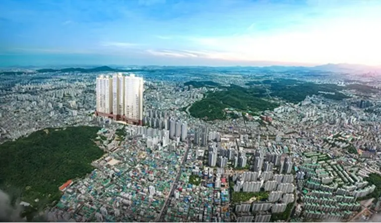 월드메르디앙 소사역 아파트 광역조감도