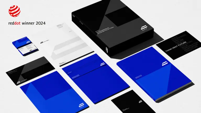 시티건설이 리뉴얼한 기업 CI가 레드닷 디자인 어워드 본상을 수상했다. (사진제공. 시티건설)