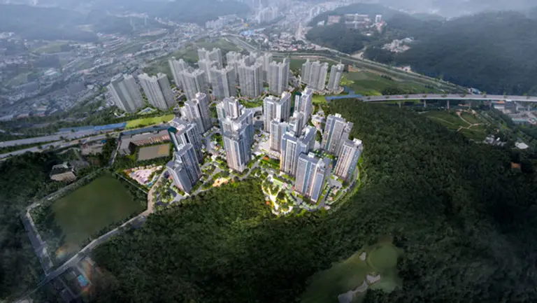 용인 푸르지오 원클러스터 1단지 조감도 (사진. 대우건설)