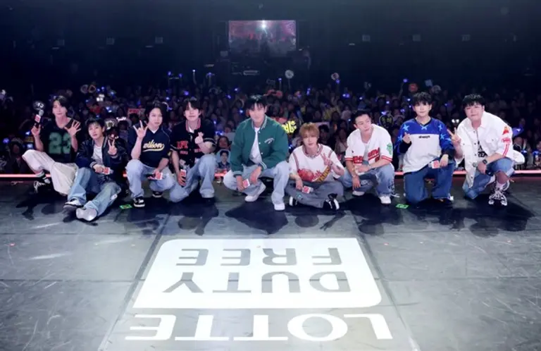 롯데면세점이 슈퍼주니어 팬미팅을 열고 글로벌 관광객을 유치했다. (사진제공. 롯데면세점)