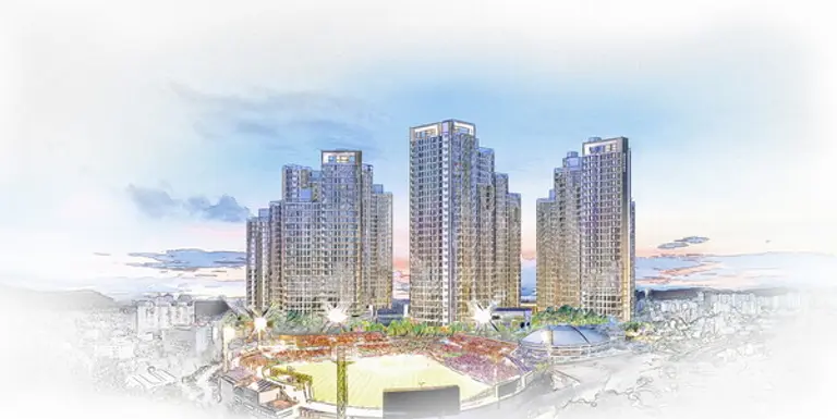 대전 르에브 스위첸 스케치 조감도 (사진제공. KCC건설)