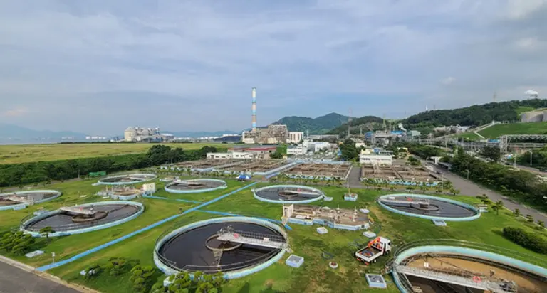 AI 솔루션이 적용된 SK에코플랜트 수처리시설 전경 (사진제공. SK에코플랜트)