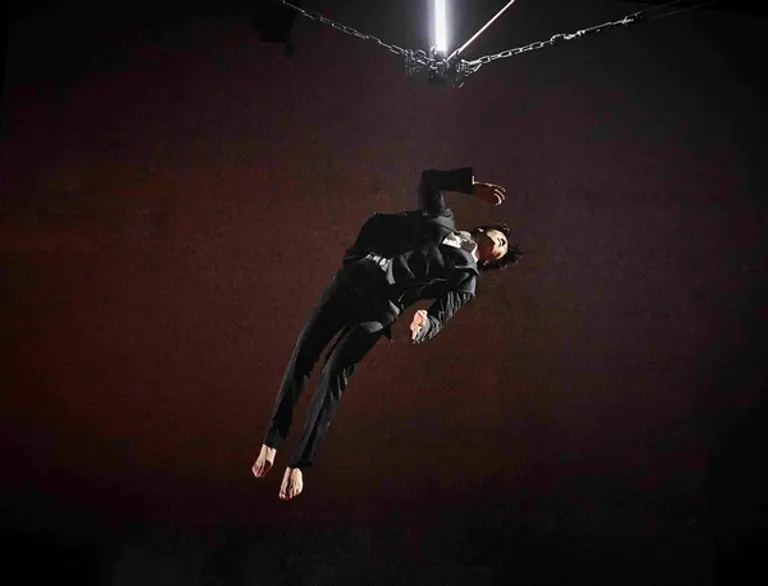 기계체조 선수 김재호와 함께한 브렌우드 액션수트 챌린지 (사진제공. 코오롱 FnC)