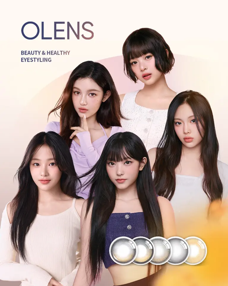 뉴진스와 함께한 오렌즈 가을 캠페인 이미지 (사진제공. 오렌즈)