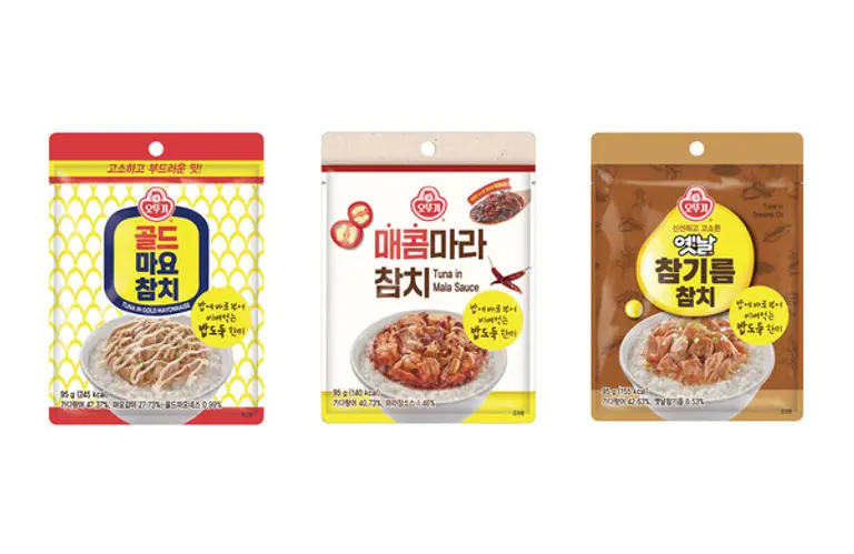 오뚜기 파우치참치 3종 시뮬컷