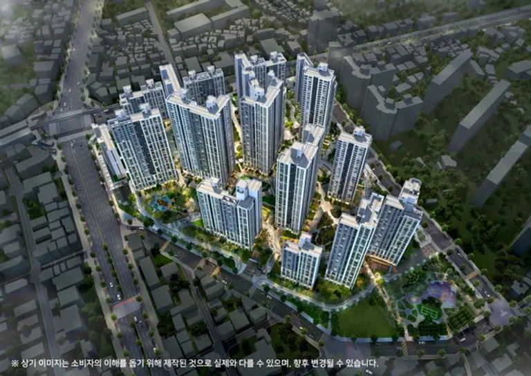 e편한세상 명덕역 퍼스트마크 조감도