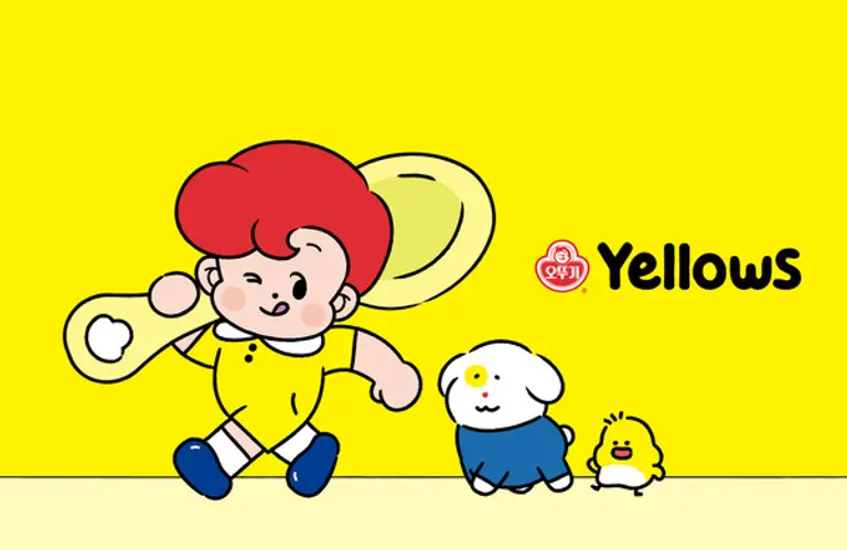 오뚜기 Yellows 캐릭터 3종