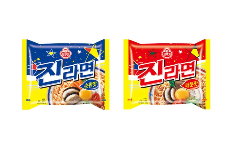 오뚜기 진라면 순한맛, 매운맛 시뮬컷