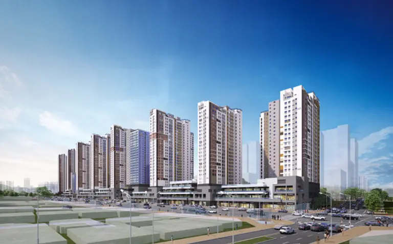 해링턴 스퀘어 신흥역 투시도 (사진제공=효성중공업·진흥기업)