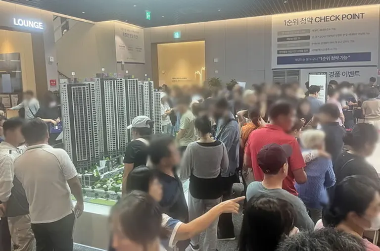 의정부 롯데캐슬 나리벡시티 주택전시관 내부 모습 (사진제공=롯데건설)