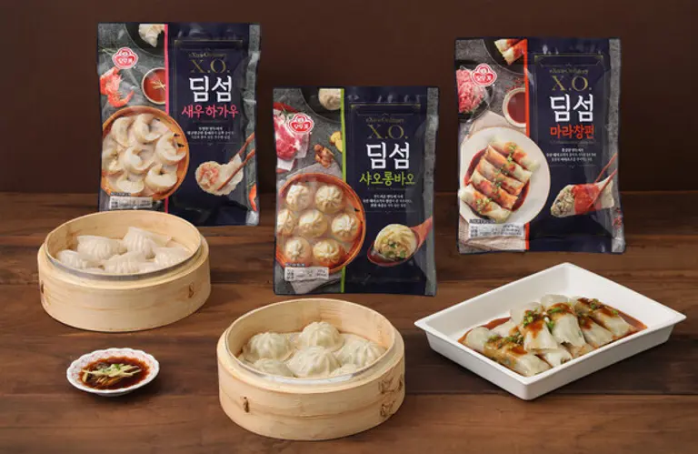 새우 하가우, 샤오롱바오, 마라창펀 등 X.O. 딤섬 신제품 3종[출처: 오뚜기]
