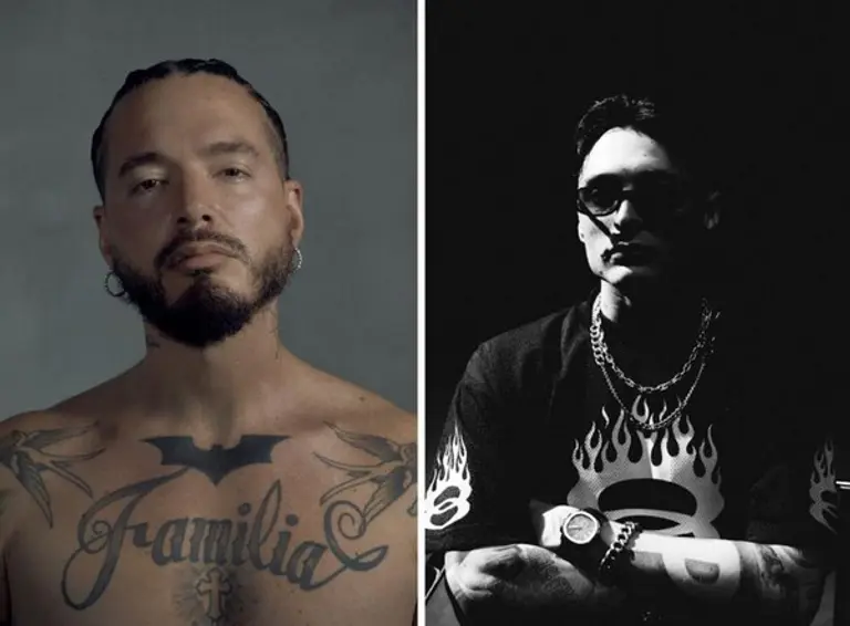 (왼쪽부터 J Balvin, Peso Pluma – 디어유 제공)