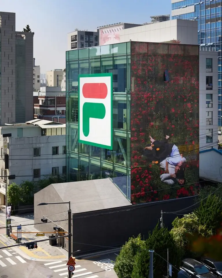 휠라플러스, 무신사 엠프티 팝업스토어 모습