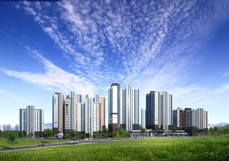 고덕국제신도시 미래도 파밀리에 투시도 (사진제공=신동아건설 컨소시엄)