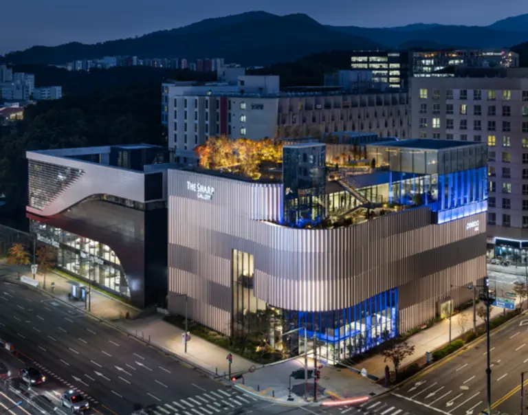 더샵갤러리 야경 (사진제공=포스코이앤씨)