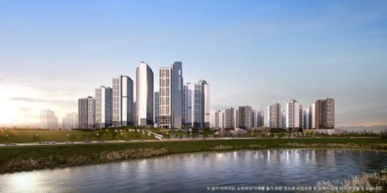 더샵 탕정 인피니티시티 투시도 (사진제공=포스코이앤씨)