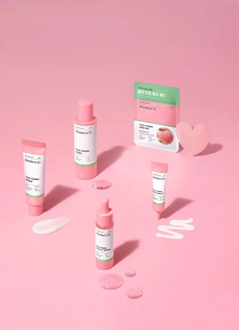 토닝 케어 마데카21 ‘테카 토닝’ 라인 이미지 (사진제공=동국제약)