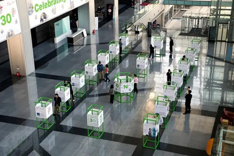 포스코이앤씨가 30주년을 맞아 30개의 성공스토리를 담은 전시회를 개최했다. (사진제공=포스코이앤씨)