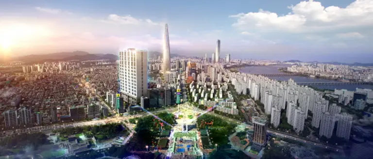 사진: 잠실 시그니처 오피스텔 조감도