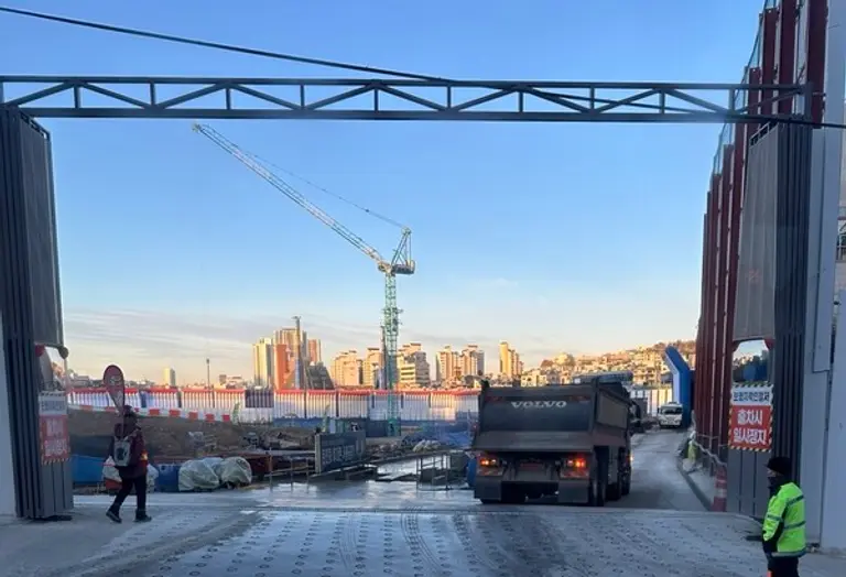 서울 동작구 상도동 아파트 건설 현장