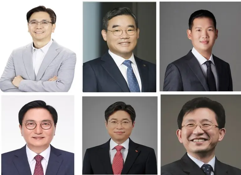 이한우 현대건설 대표, 김보현 대우건설 대표, 허윤홍 GS건설 대표, 정경구 HDC현대산업개발 대표, 김형근 SK에코플랜트 대표, 박상신 DL이앤씨 대표 (사진 위 왼쪽부터 시계방향) (사진제공=각사) 