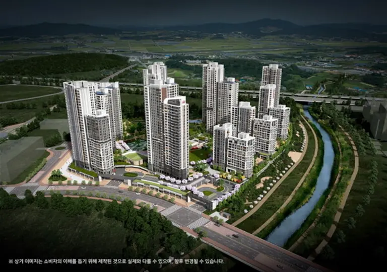 힐스테이트 도안리버파크 2차 3단지 메인 조감도