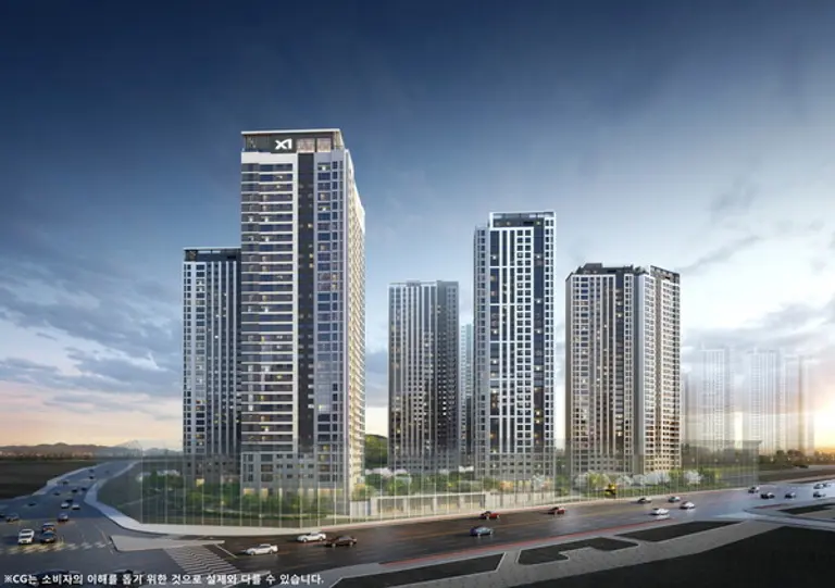 아산탕정자이 퍼스트시티 투시도 (사진=GS건설)