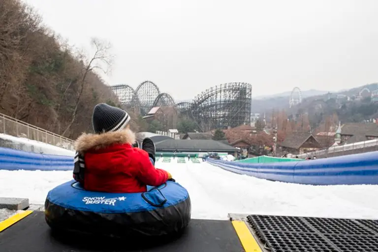 에버랜드 눈썰매장 