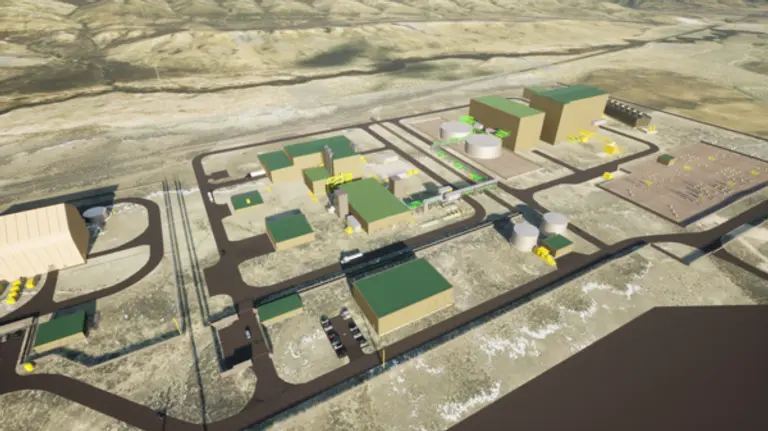 테라파워가 미국 와이오밍주 캐머러시에 345메가와트(MW) 규모로 설치할 4세대 소듐냉각고속로(Sodium Fast Reactor, 이하 SFR) ‘나트륨(Natrium)’의 조감도