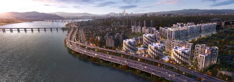 한남4구역 래미안 글로우힐즈 한남 조감도 (사진제공=삼성물산)