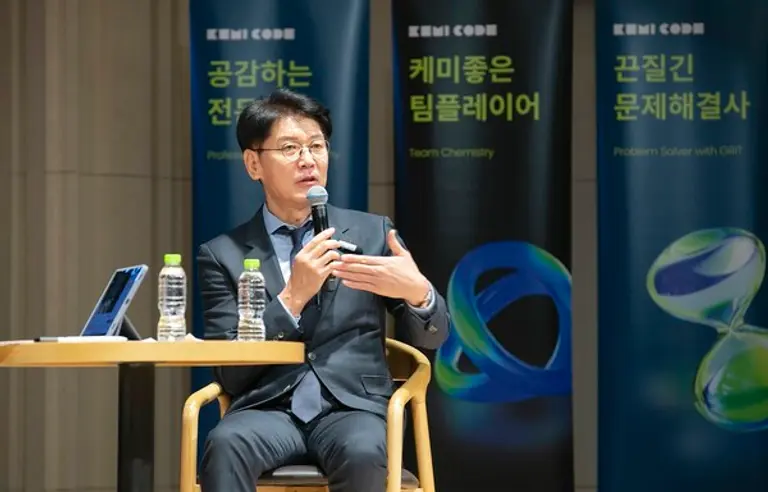 이강철 KT위즈 감독은 지난 23일 서울 을지로 케이뱅크 본사에서 리더 인사이트 강연을 했다. [출처: 케이뱅크]